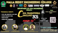 Civil Engineering Conclave 2k25 Conclave Poster